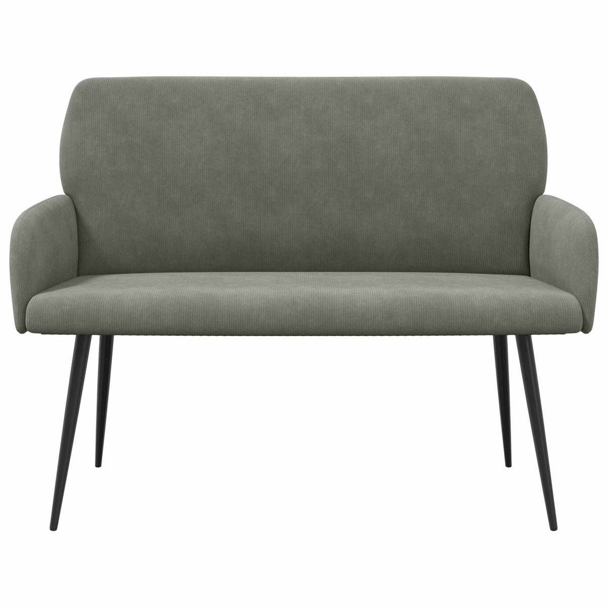 vidaXL 2 Seater Sofa with Metal Legs 2-Seater Light Grey