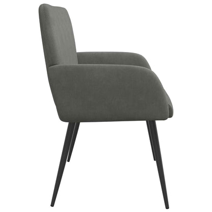 vidaXL 2 Seater Sofa with Metal Legs 2-Seater Dark Grey