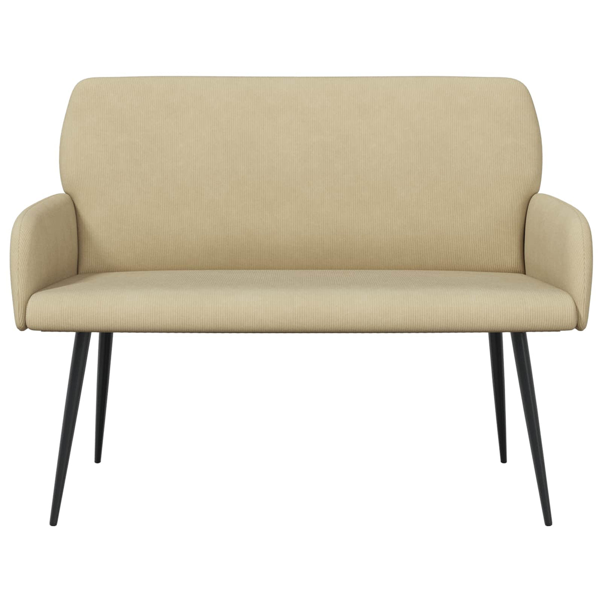 vidaXL 2 Seater Sofa with Metal Legs 2-Seater Grey Green