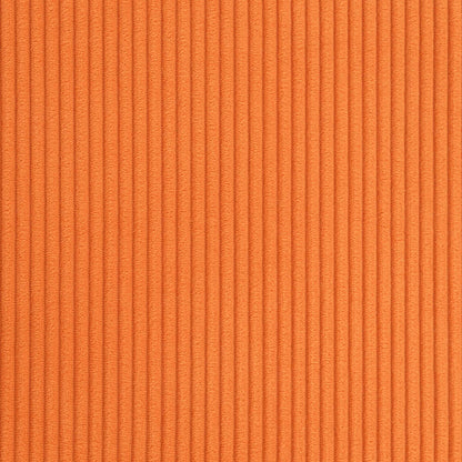 vidaXL 2 Seater Sofa with Metal Legs 2-Seater Orange Corduroy Fabric