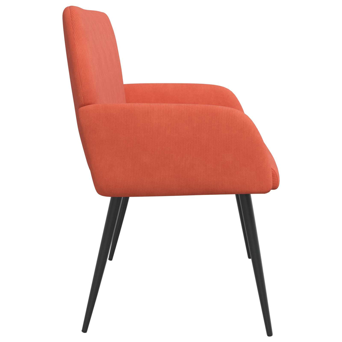 vidaXL 2 Seater Sofa with Metal Legs 2-Seater Red Orange