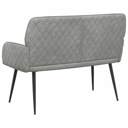 vidaXL 2 Seater Sofa with Metal Legs 2-Seater Light Grey Velvet