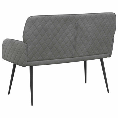 vidaXL 2 Seater Sofa with Metal Legs 2-Seater Dark Grey Velvet