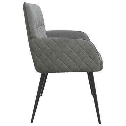 vidaXL 2 Seater Sofa with Metal Legs 2-Seater Dark Grey Velvet