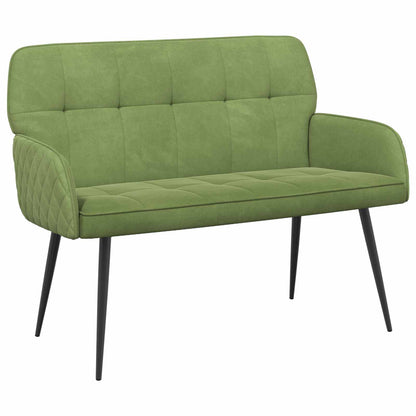vidaXL 2 Seater Sofa with Metal Legs 2-Seater Light Green Velvet