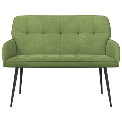 vidaXL 2 Seater Sofa with Metal Legs 2-Seater Light Green Velvet