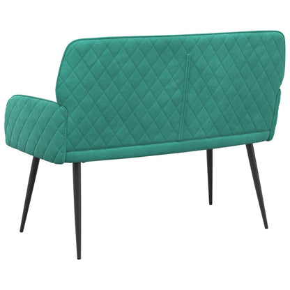 vidaXL 2 Seater Sofa with Metal Legs 2-Seater Turquoise Velvet