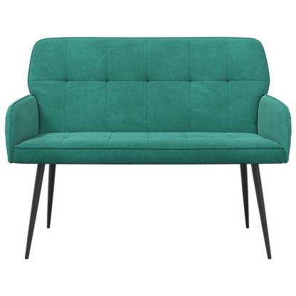 vidaXL 2 Seater Sofa with Metal Legs 2-Seater Turquoise Velvet