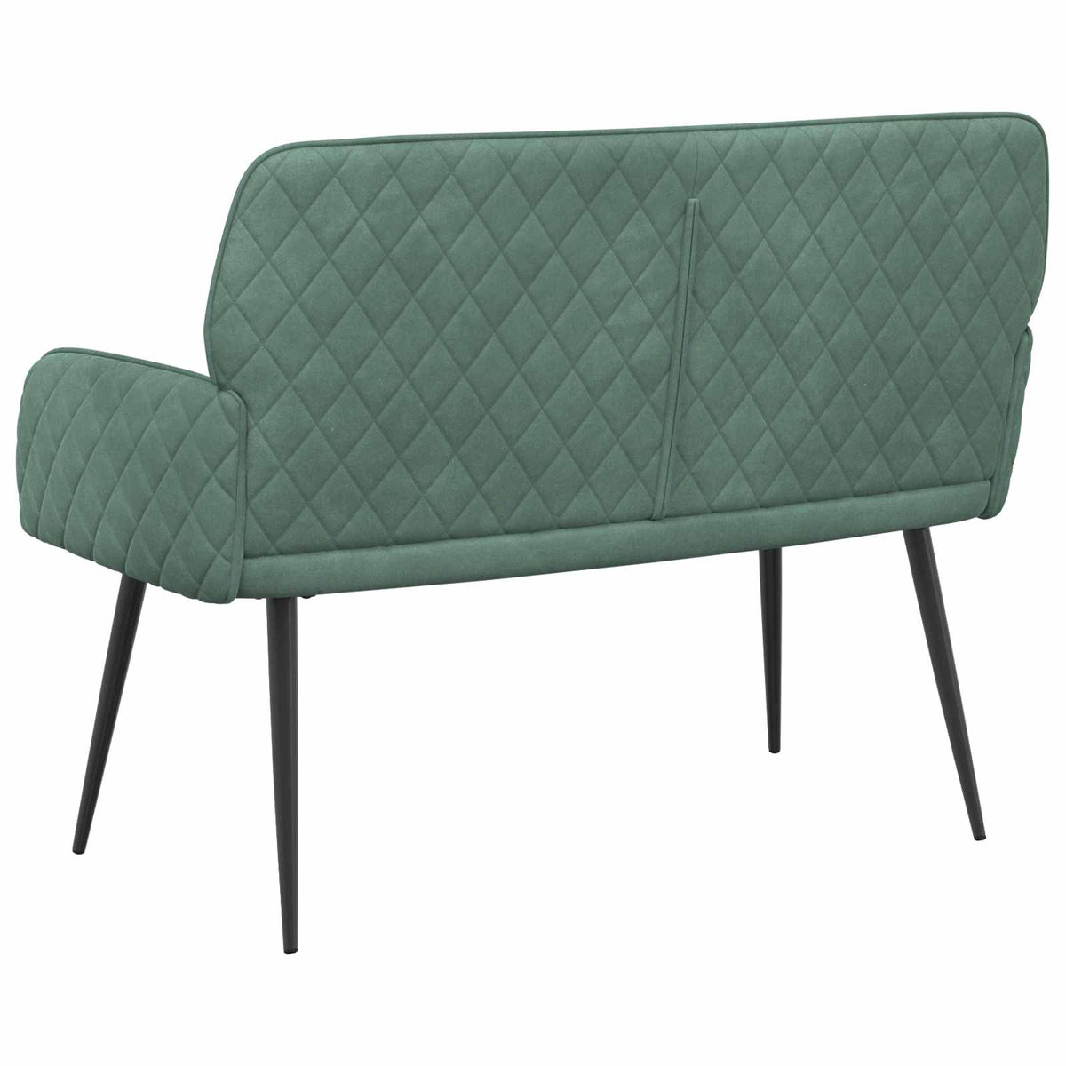 vidaXL 2 Seater Sofa with Metal Legs 2-Seater Sea Green Velvet