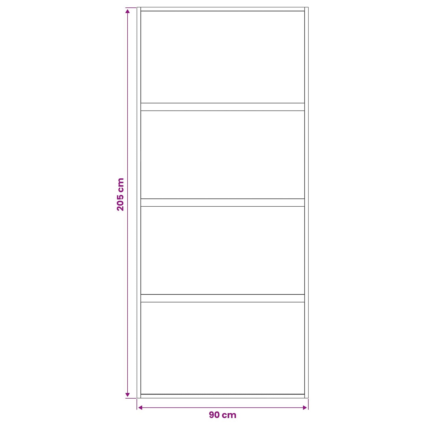 vidaXL Sliding Door 90 x 205 cm Tempered Glass and Aluminium