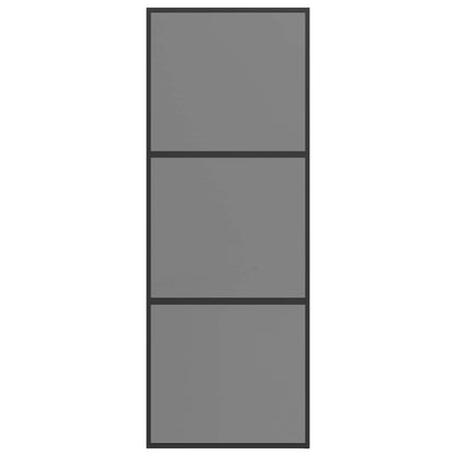 vidaXL Sliding Door 76 x 205 cm Tempered Glass and Aluminium