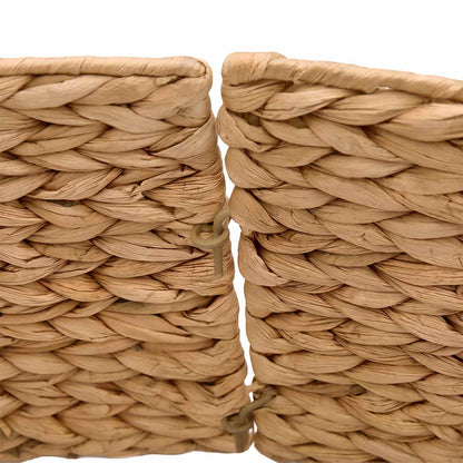 vidaXL Christmas Tree Collar Round Natural Dia. 45 x 22 cm
