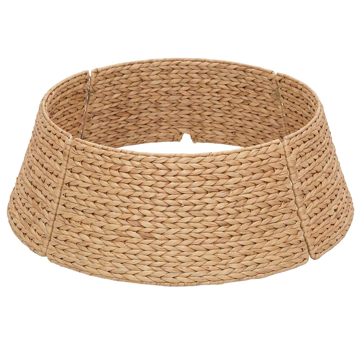 vidaXL Christmas Tree Collar Round Natural Dia. 45 x 22 cm
