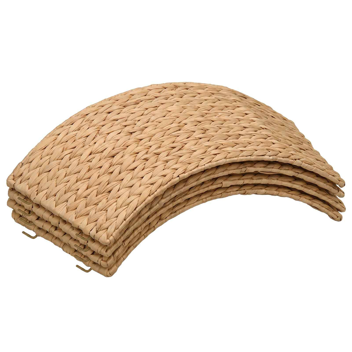 vidaXL Christmas Tree Collar Round Natural Dia. 45 x 22 cm