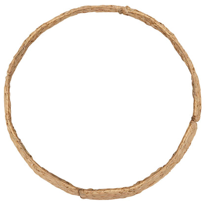 vidaXL Christmas Tree Collar Round Natural Dia. 45 x 22 cm