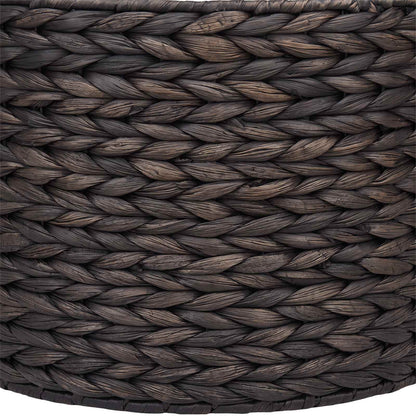 vidaXL Christmas Tree Collar Round Black Dia. 45 x 22 cm