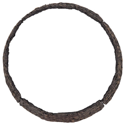 vidaXL Christmas Tree Collar Round Black Dia. 45 x 22 cm