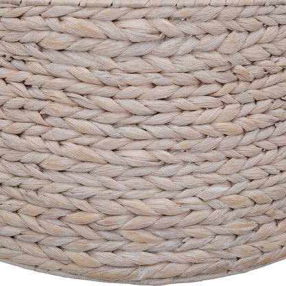 vidaXL Christmas Tree Collar Round White Dia. 45 x 22 cm