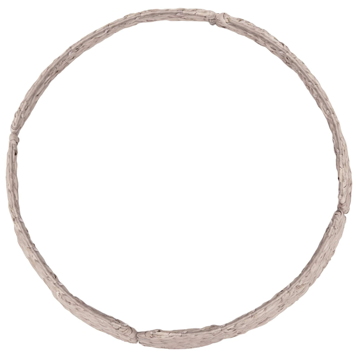 vidaXL Christmas Tree Collar Round White Dia. 45 x 22 cm