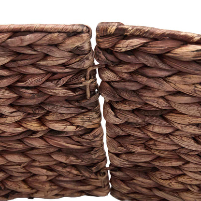 vidaXL Christmas Tree Collar Round Brown Dia. 60 x 22 cm