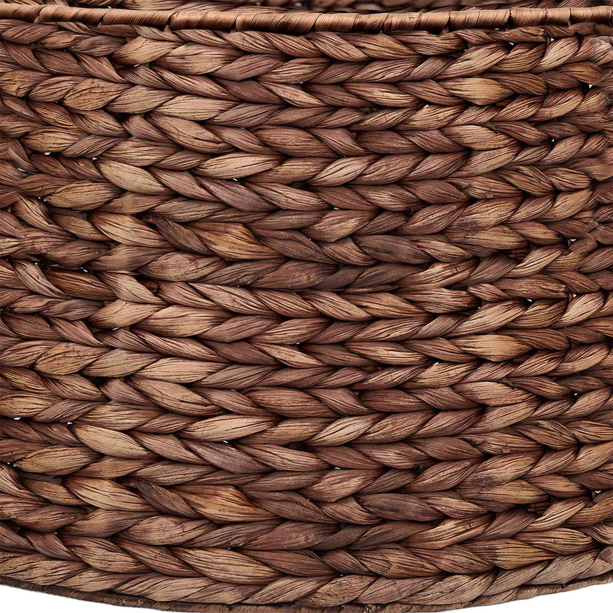 vidaXL Christmas Tree Collar Round Brown Dia. 60 x 22 cm