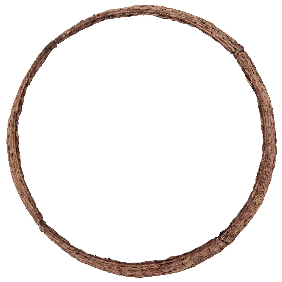 vidaXL Christmas Tree Collar Round Brown Dia. 75 x 25 cm