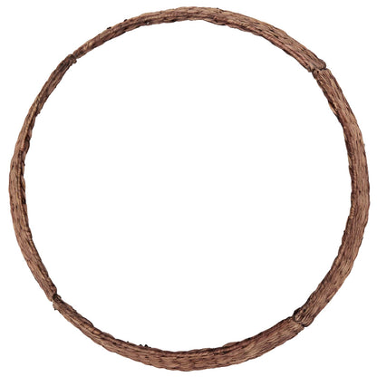 vidaXL Christmas Tree Collar Round Brown Dia. 90 x 28 cm