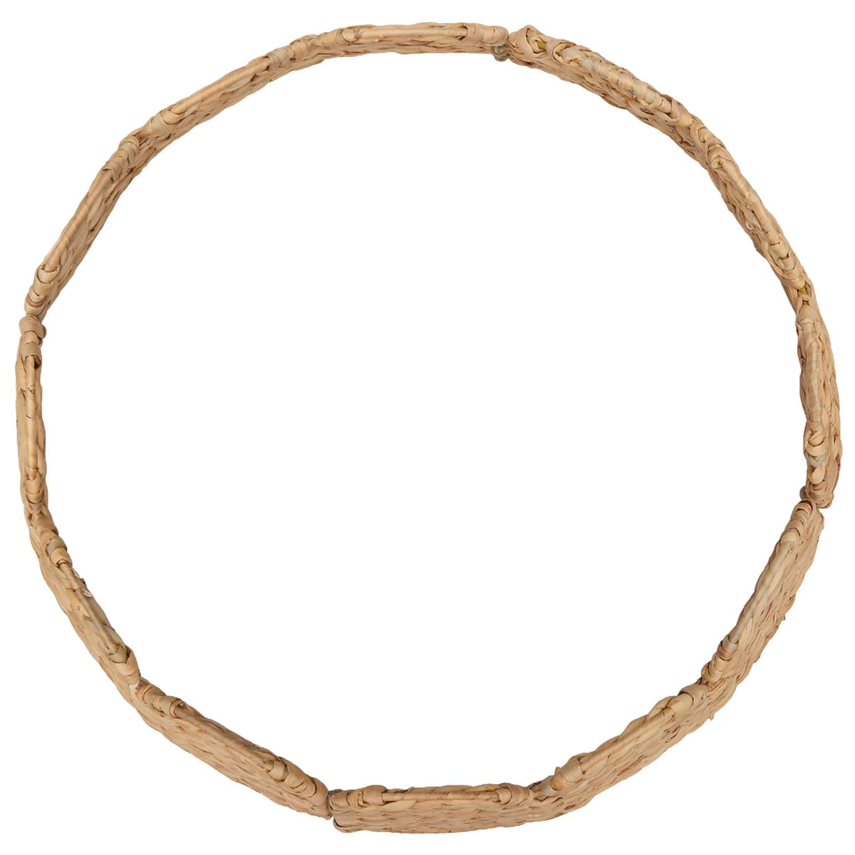 vidaXL Christmas Tree Collar Round Natural Dia. 75 x 25 cm