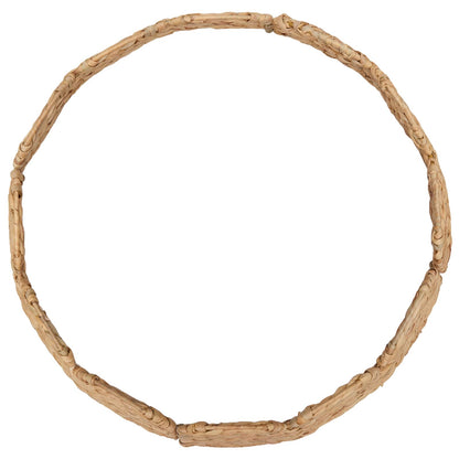 vidaXL Christmas Tree Collar Round Natural Dia. 105 x 28 cm
