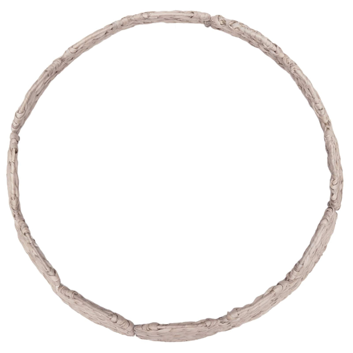 vidaXL Christmas Tree Collar Round White Dia. 75 x 25 cm