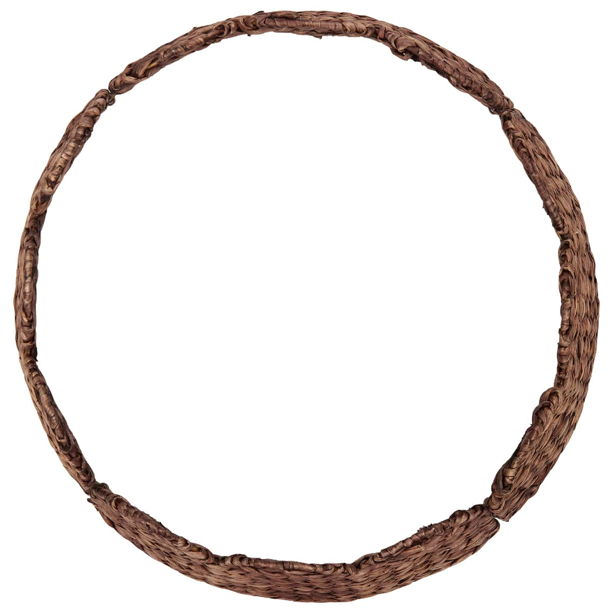 vidaXL Christmas Tree Collar Round Brown Dia. 45 x 22 cm