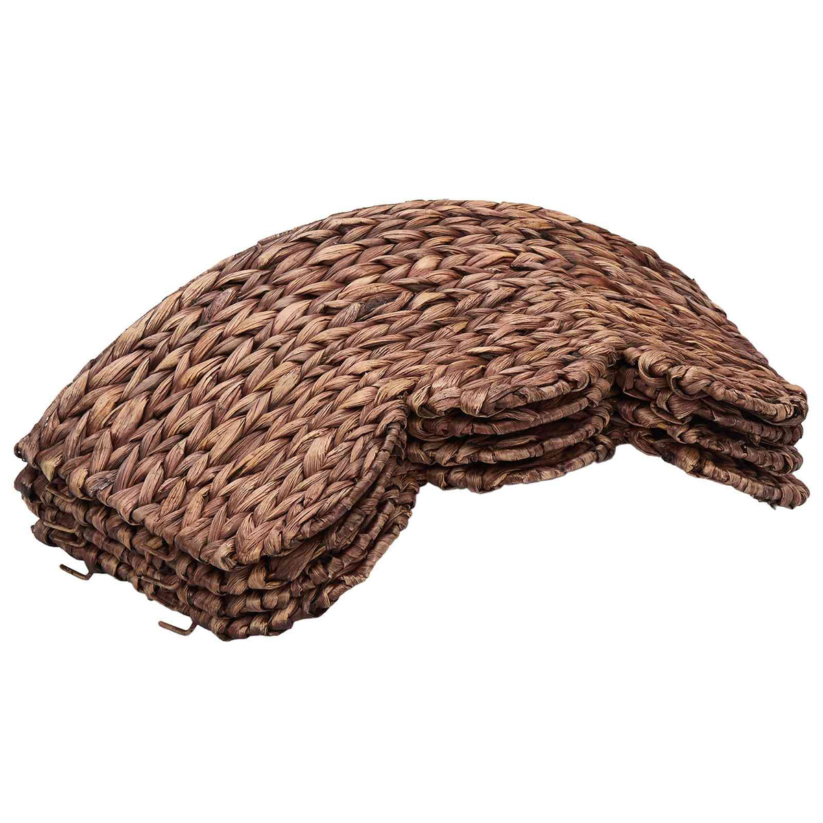 vidaXL Christmas Tree Collar Round Brown Dia. 60 x 22 cm