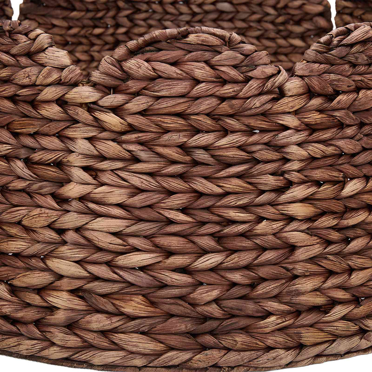 vidaXL Christmas Tree Collar Round Brown Dia. 75 x 25 cm