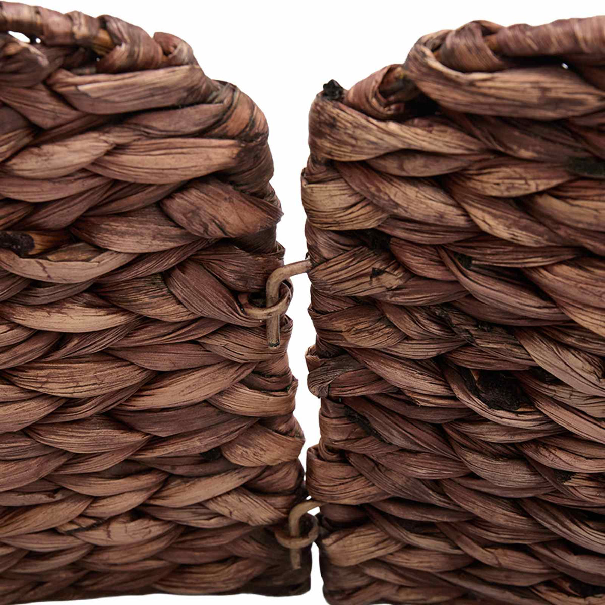 vidaXL Christmas Tree Collar Round Brown Dia. 105 x 28 cm