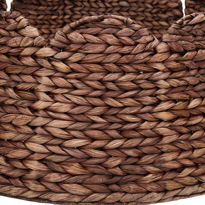 vidaXL Christmas Tree Collar Round Brown Dia. 105 x 28 cm