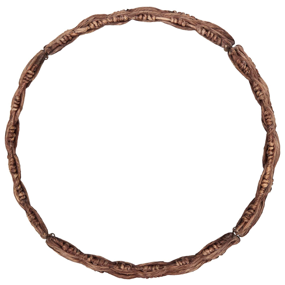 vidaXL Christmas Tree Collar Round Brown Wash Dia. 60 x 22 cm