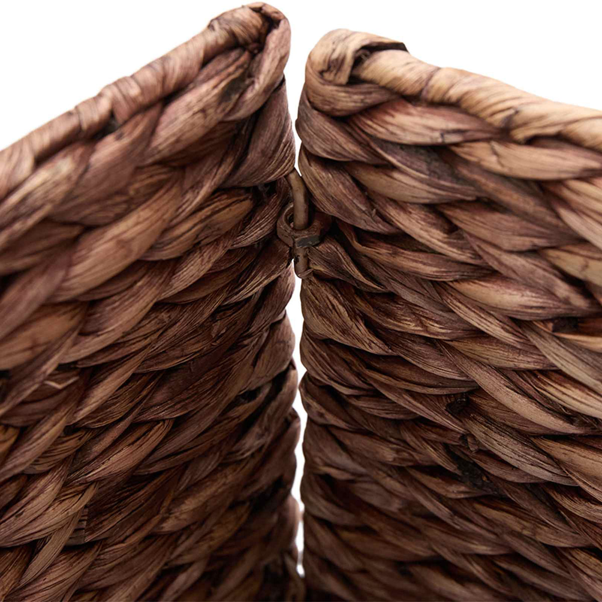 vidaXL Christmas Tree Collar Square Brown 50 x 50 x 25 cm