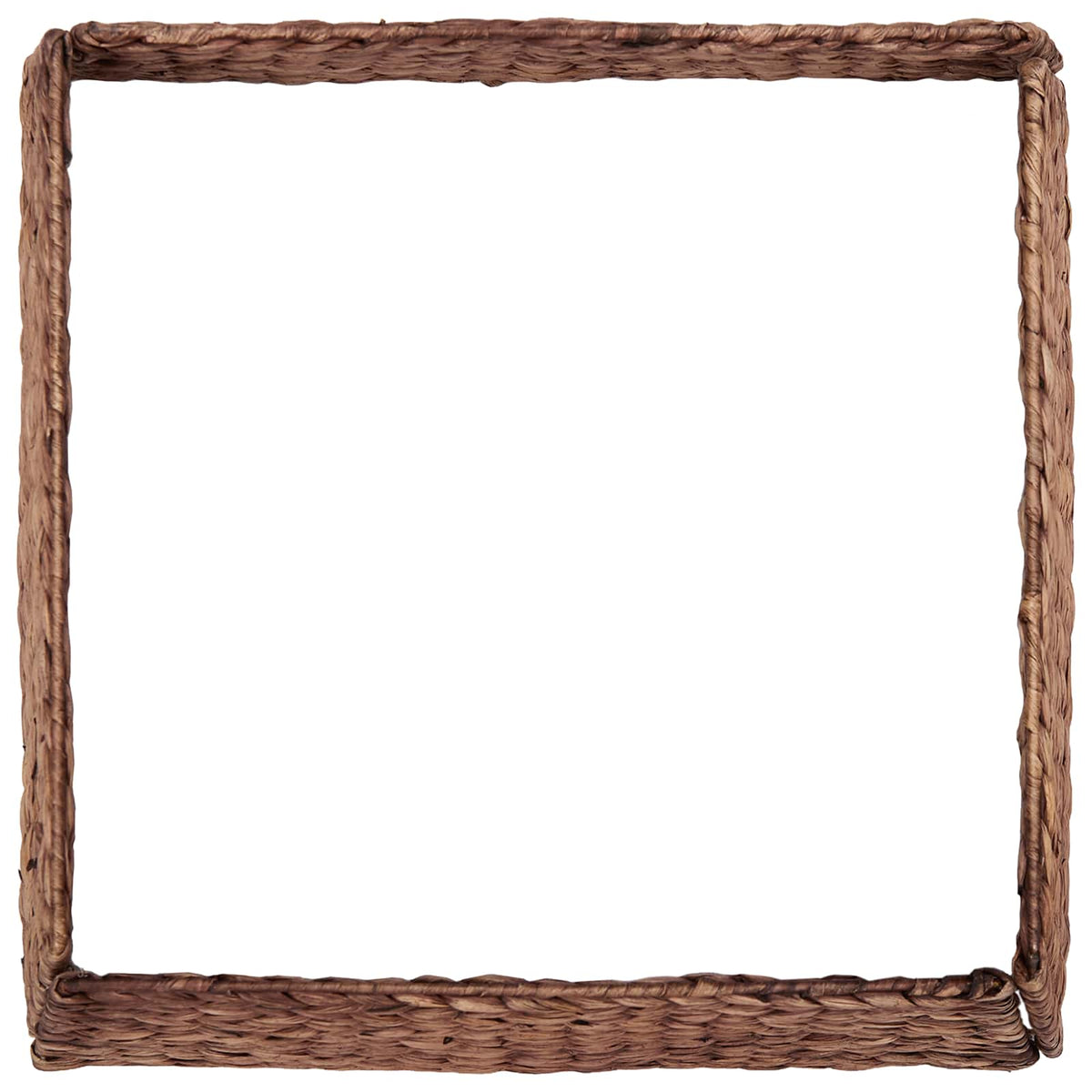 vidaXL Christmas Tree Collar Square Brown 50 x 50 x 25 cm