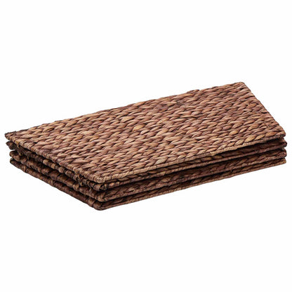 vidaXL Christmas Tree Collar Square Brown 60 x 60 x 28 cm