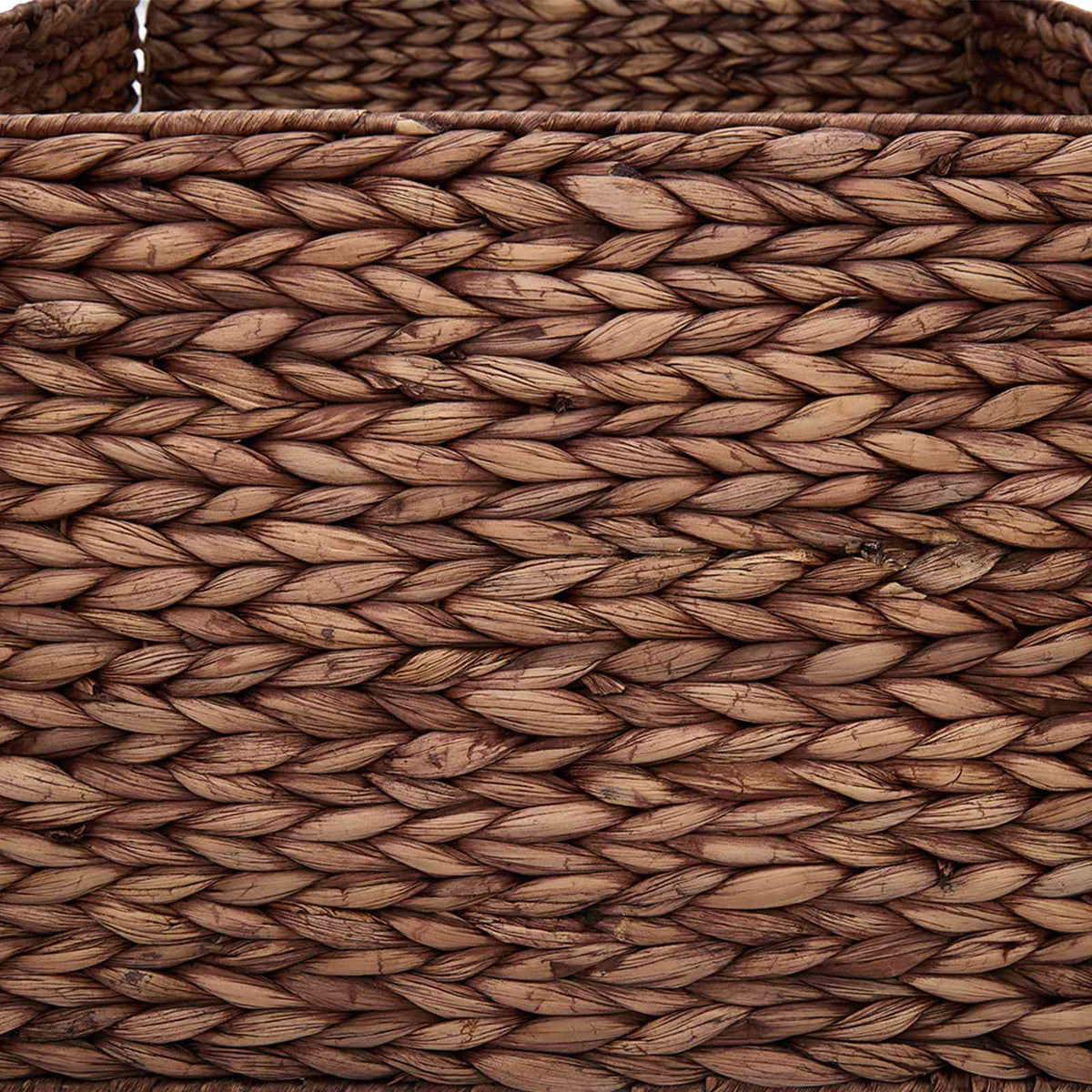 vidaXL Christmas Tree Collar Square Brown 70 x 70 x 28 cm