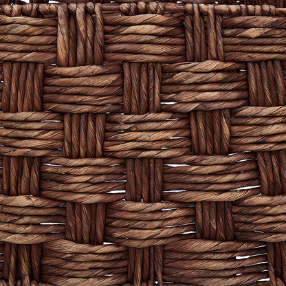 vidaXL Christmas Tree Collar Square Brown Wash 50 x 50 x 25 cm