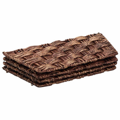 vidaXL Christmas Tree Collar Square Brown Wash 50 x 50 x 25 cm