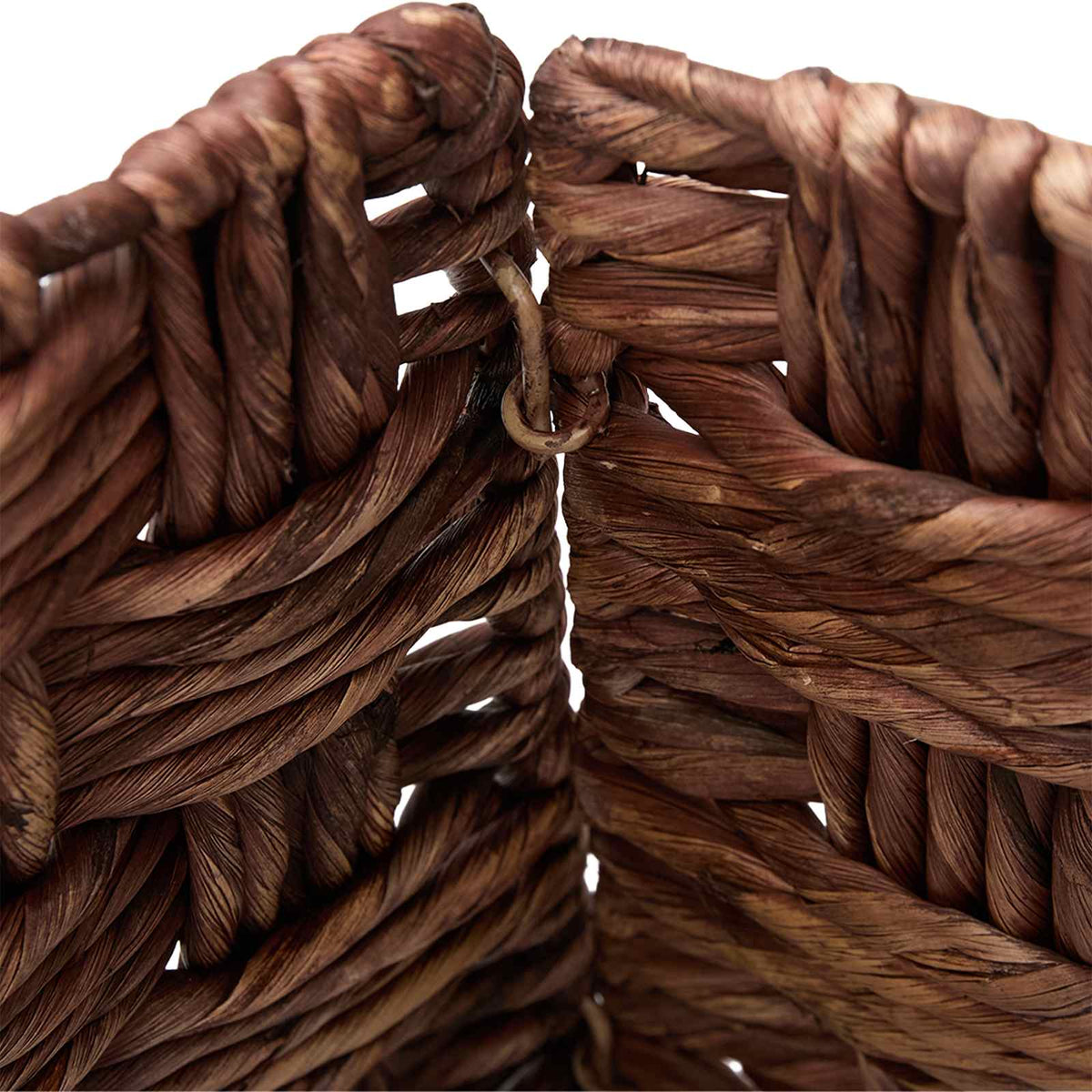 vidaXL Christmas Tree Collar Square Brown Wash 70 x 70 x 28 cm