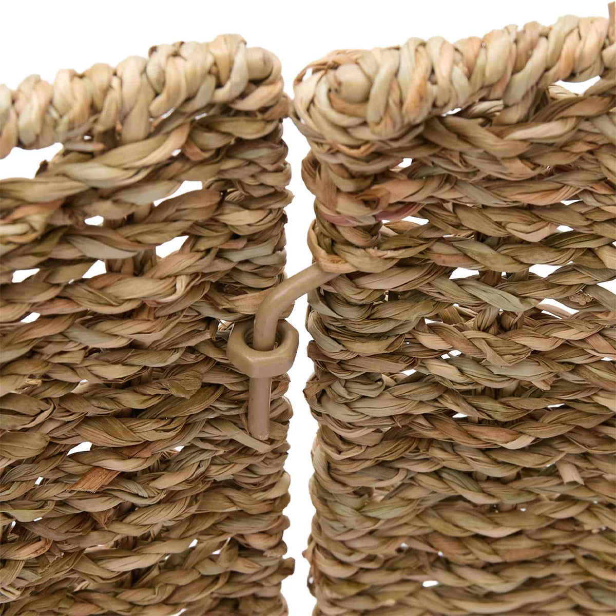 vidaXL Christmas Tree Collar Round Natural Dia. 45 x 22 cm Seagrass