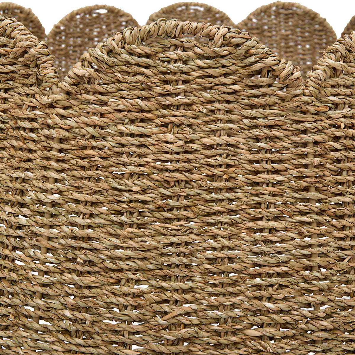 vidaXL Christmas Tree Collar Round Natural Dia. 45 x 22 cm Seagrass