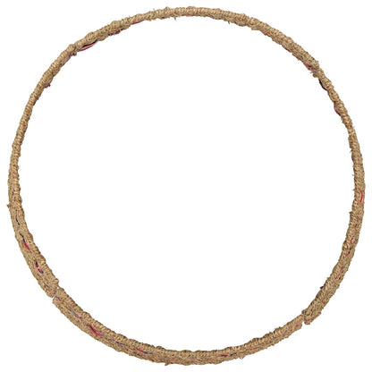 vidaXL Christmas Tree Collar Round Natural Dia. 105 x 28 cm Seagrass