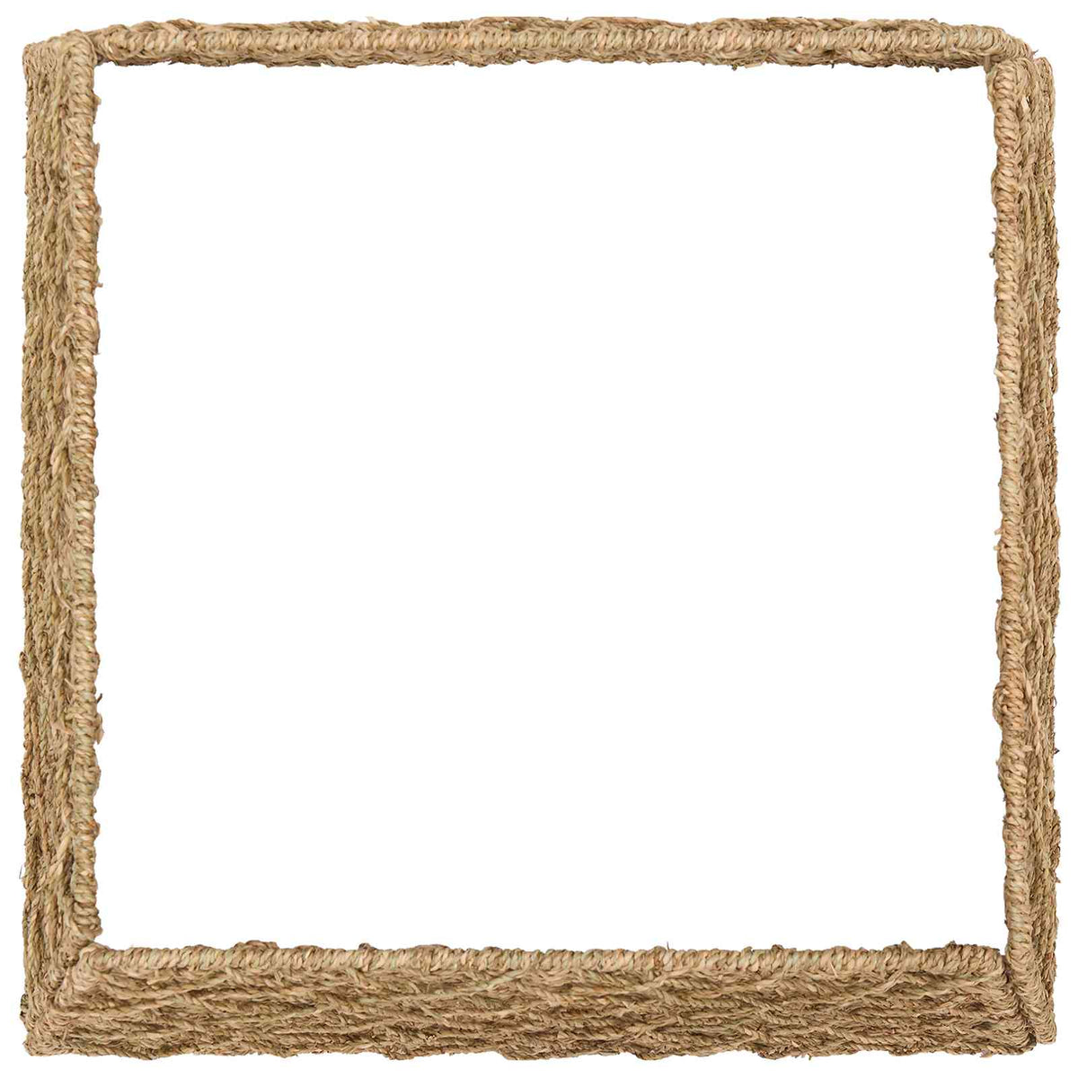 vidaXL Christmas Tree Collar Square Natural 60 x 60 x 28 cm Seagrass