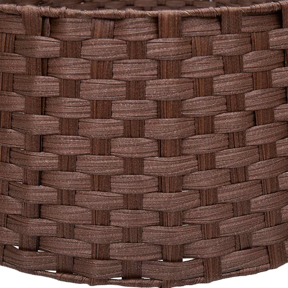 vidaXL Christmas Tree Collar Round Dark Brown Dia. 75 x 25 cm