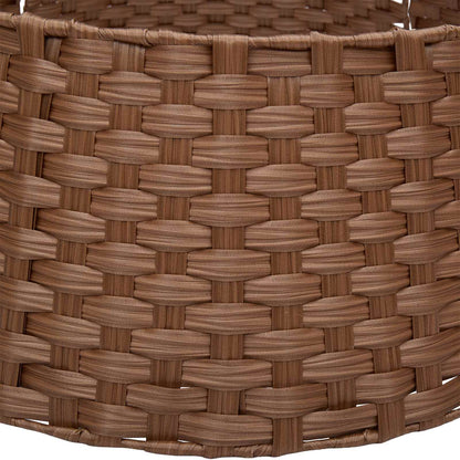 vidaXL Christmas Tree Collar Round Light Brown Dia. 90 x 28 cm