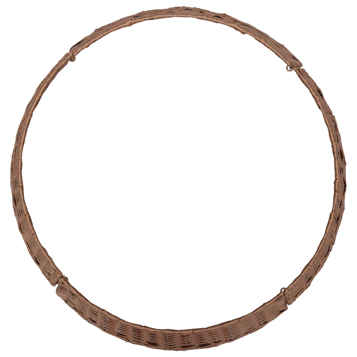 vidaXL Christmas Tree Collar Round Light Brown Dia. 105 x 28 cm